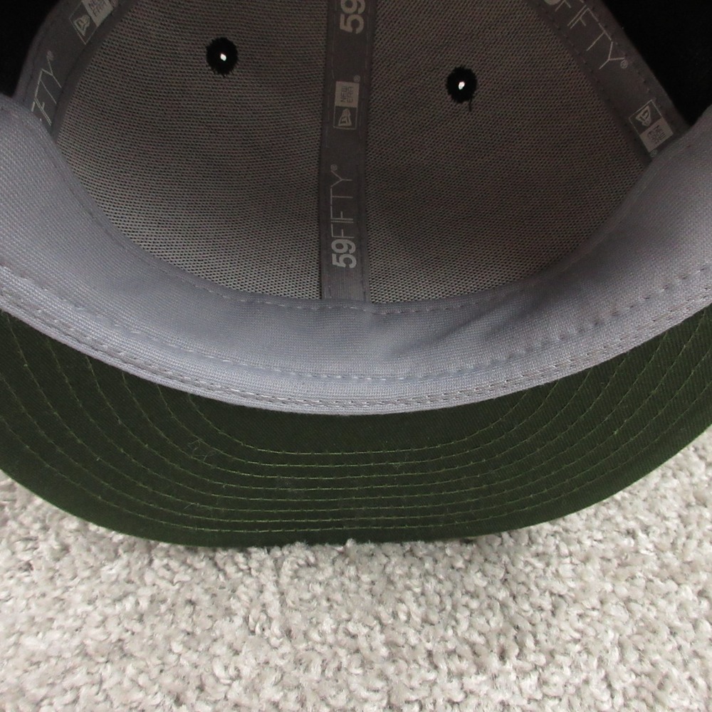 Kansas City Royas Hat Cap Mens Fitted 7 Black Green Camo Armed Forces New Era - Picture 8 of 11